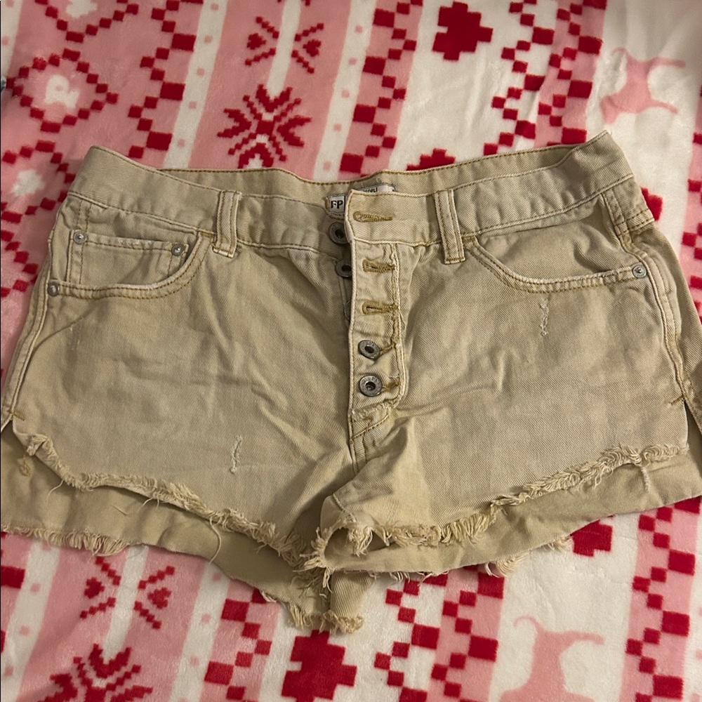 Matcha green Free People shorts